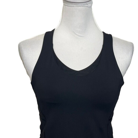 Lululemon Stash N Run Tank Top Black Size 4 Medium Support Running Activewear - Picture 5 of 10